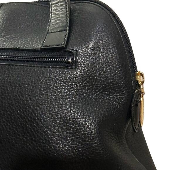 Authentic BURBERRY Vintage Leather Shoulder Hand Bag Purse Black - Picture 8 of 16